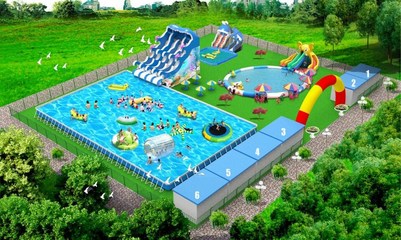 智勇大冲关 新一代淘气堡室内乐园的大型组合游乐设备，引领拓展训练新潮流